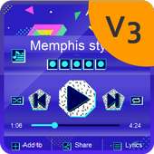 Memphis style Music Player on 9Apps