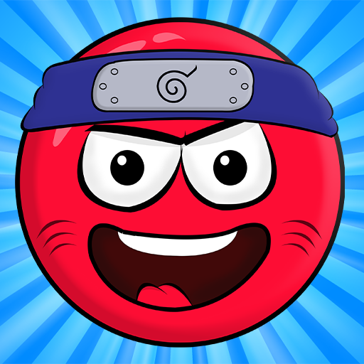 Red Hero Ninja 4 : Ball Bounce Adventure أيقونة