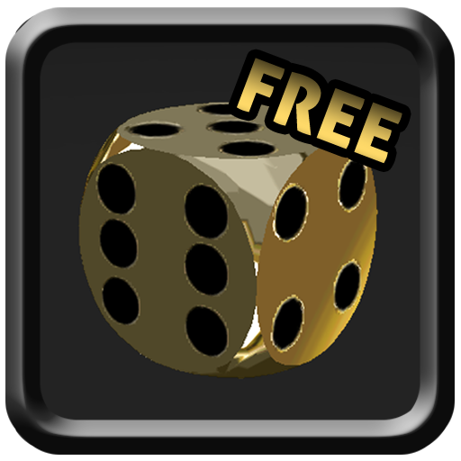 Golden Dice 3D icon