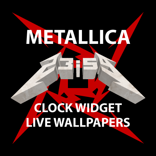 Metallica Clock Widget And Themes icon