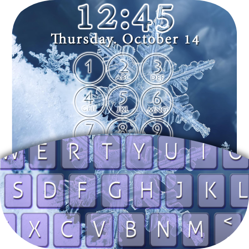 Snow Keyboard Lock Screen icon