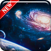 Galaxy &amp; Milky Way Wallpaper Apps icon
