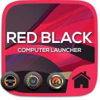 Red Black Theme For Computer Launcher on 9Apps