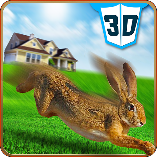 Pet Rabbit Vs Dog Attack 3D icon