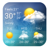 weather showing app icon