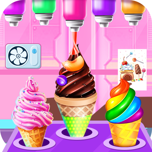 Ice Cream Maker Factory: Ice Scream Dessert Cone icon