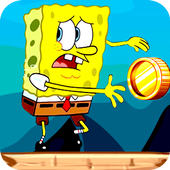 Super Spongebob motorbike icon