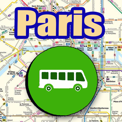 Paris Bus Map Offline icon