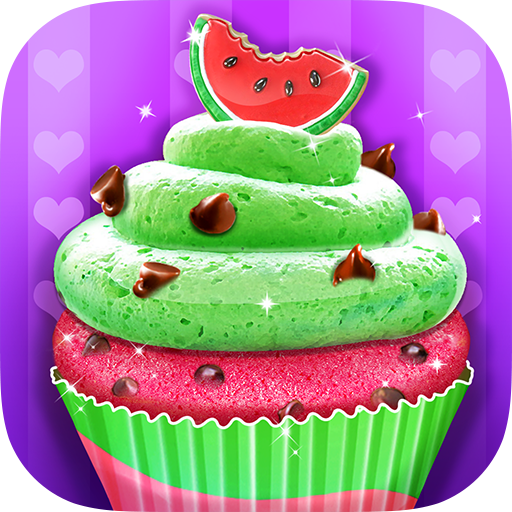 Watermelon Cupcake - Summer Desserts Maker icon