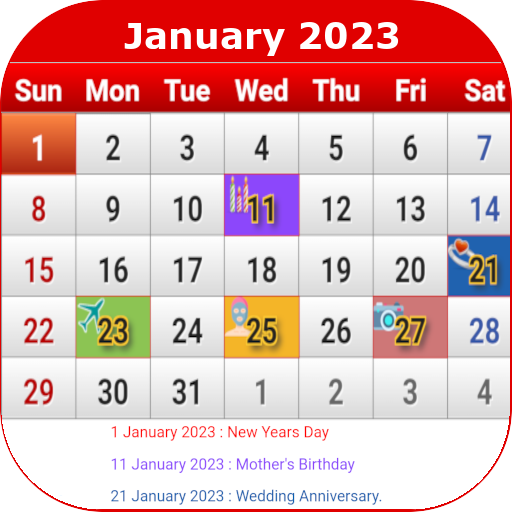 Singapore Calendar 2023 icon