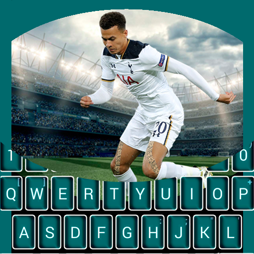 Keyboard of Dele Alli Theme Simple icon