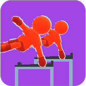 Parkour Race Run 3D - Clash Join icon