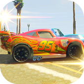 Lightning Racing Mcqueen car icon