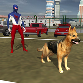 Spider Hero Police Dog Simulator icon