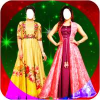 Longfrock Photo Suit for girls : Women long dress on 9Apps