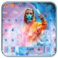 Colorful Smoke Keyboard Themes