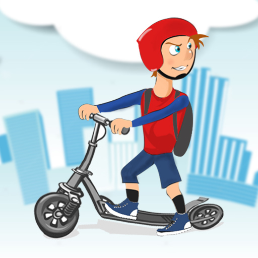 ikon Scooter Rider : Free offline Game