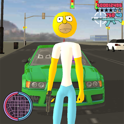 Simon Flying Stickman Rope Her icon