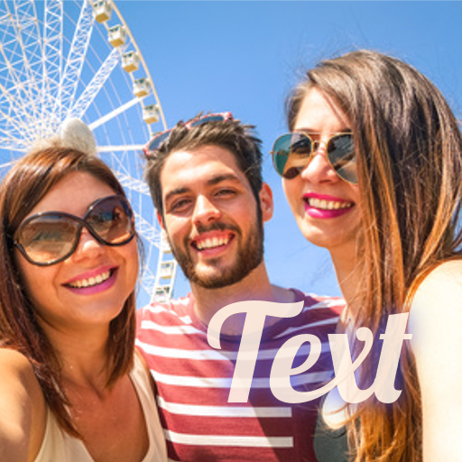 Foto Text  Beschrifte Bilder icon