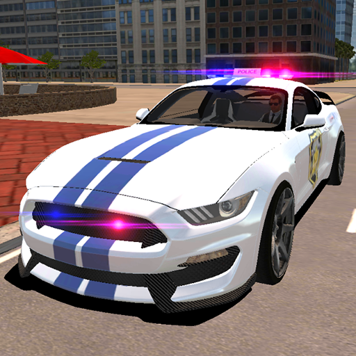 Mustang Police Car Driving Game 2021 icon