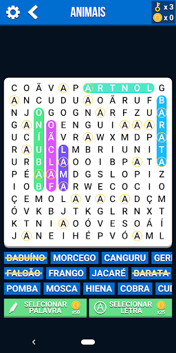 Sopa de Letras Níveis screenshot 3