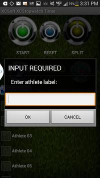 XC Stopwatch Timer screenshot 2