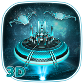 3D Spaceship Galaxy Launcher icon