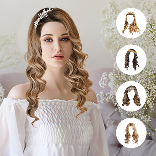 Wedding Girl Hair Style Editor icon