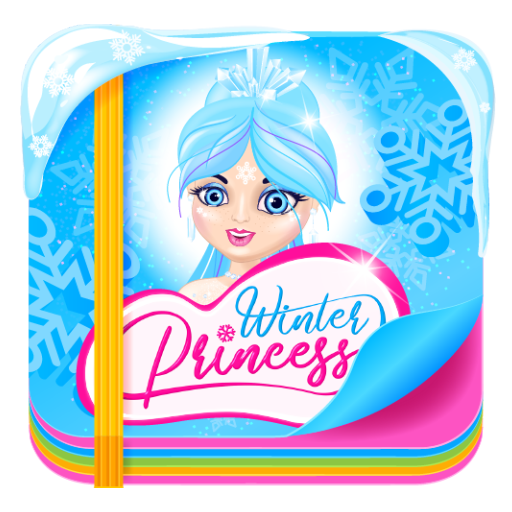 Winter Princess Notepad (with PIN or fingerprint) icon