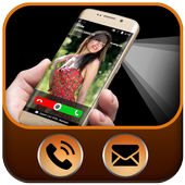 Flash Alert on Call and Sms icon