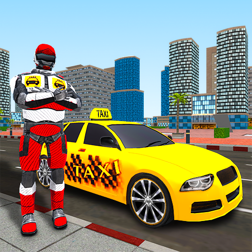 Robot Taxi Driver: New Taxi Driving Games 2020 icon