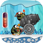 Angry Penguins Adventure - War Attack Games icon