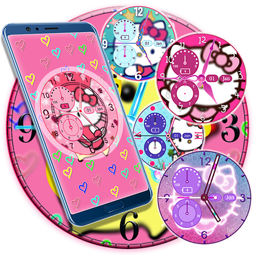Kitty Clock Live Wallpaper icon