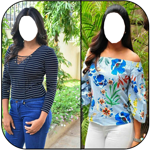 Fashion Youth Women Dress Photo Montage icon