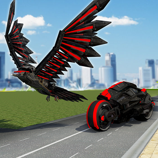 US Police Spy Crow Transforming Robot Bike 2018 icon
