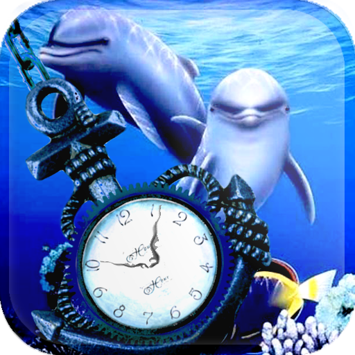Aquarium Live Wallpaper - Analog Clock icon