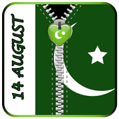 Pakistan Flag Zip &amp; PIN lock icon