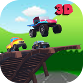 Sweet Racing Cars Cartoon 3D icon