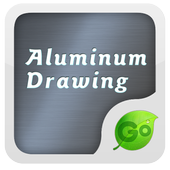 Aluminum Drawing GO Keyboard icon