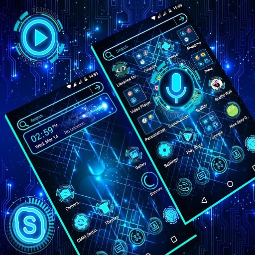 Technology Launcher Theme icon