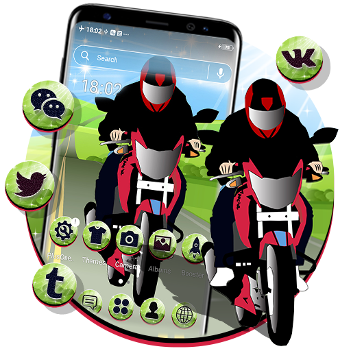 Highway Rider Theme Launcher icon