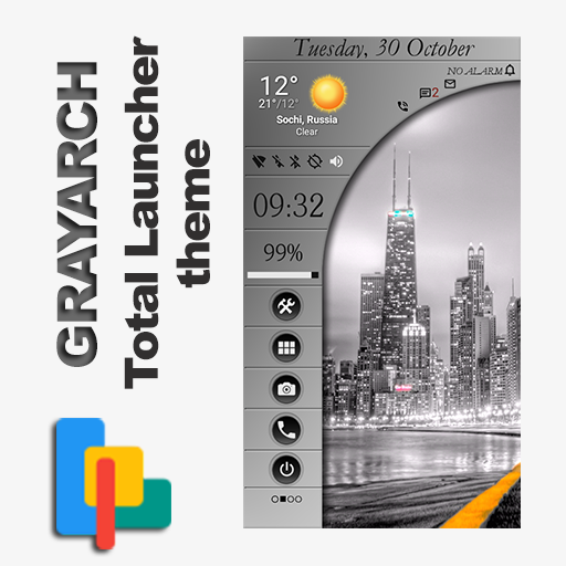 GrayArch Theme for Total Launcher icon