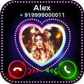 Heart Caller Screen - Phone Color Call Screen icon