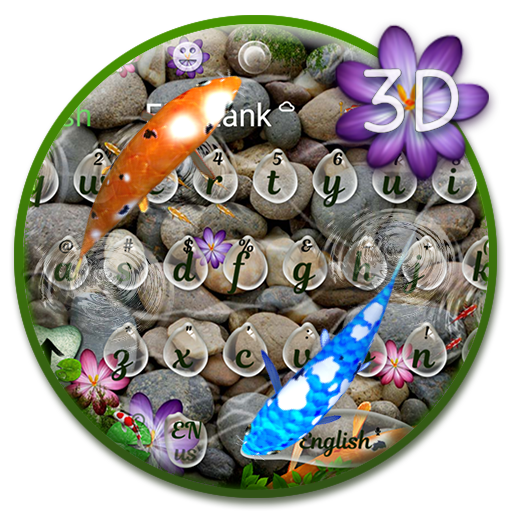 3D Lively Koi Fish Keyboard Theme icon
