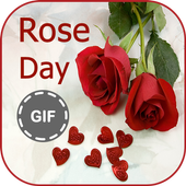 Rose Day Animated GIF 2020 icon