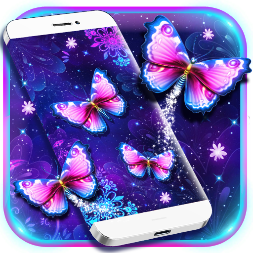 Purple Butterfly Live Wallpaper icon