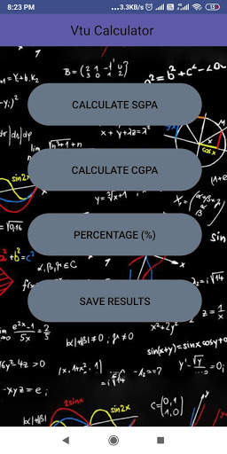 VTU(CBCS) SGPA CGPA CALCULATOR screenshot 1