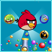 bubble birds shooter icon