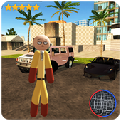 One Punch Stickman Rope Hero Gangstar Crime icon