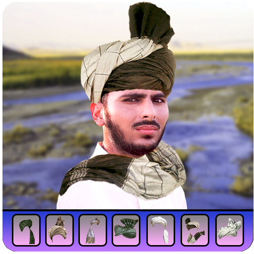 Pathan Afghan Turban Photo Editor – Pakool &amp; Cap icon